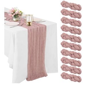 Elegant Pink Table Runners